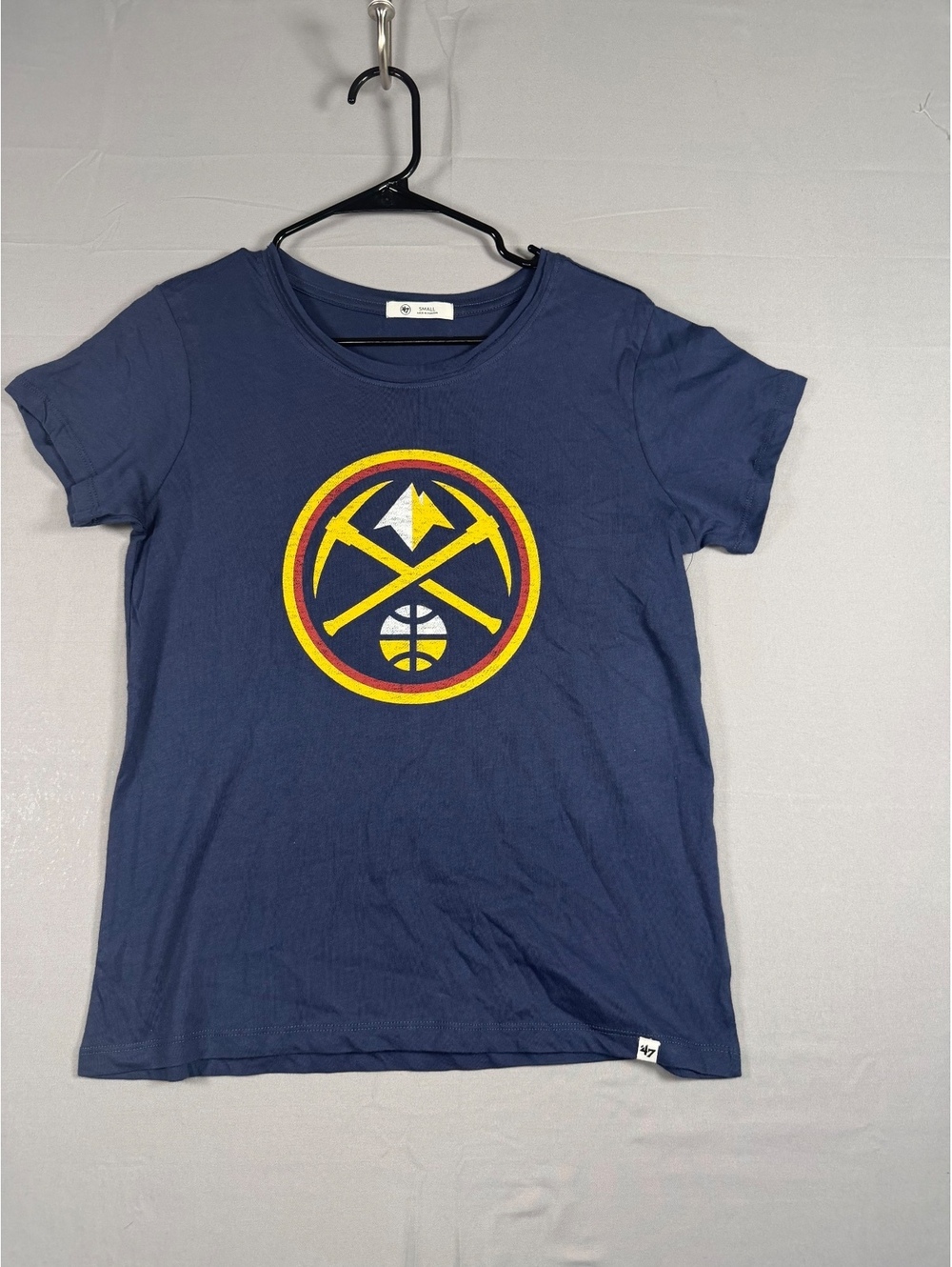 '47 Brand Denver Nuggets Atlas Blue T-Shirt Small